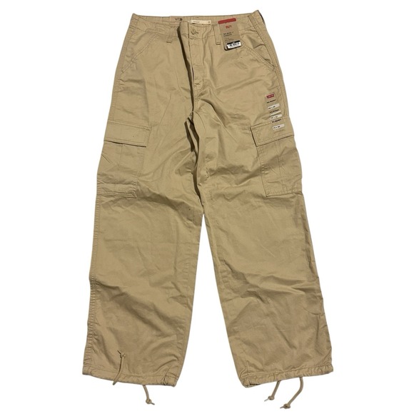 Levi's Other - NWT Levi's Women's '94 Baggy Cargo Pants Beige Sz 28x30 Cotton A47070016